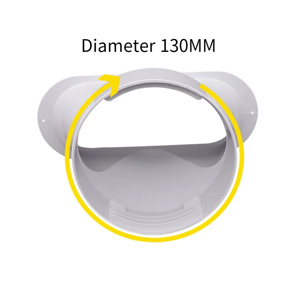 

Уплотнительная перегородка для окна с плоским интерфейсом насадки для прикрепления выхлопного канала длиной 13 см и области окон для выхлопного канала