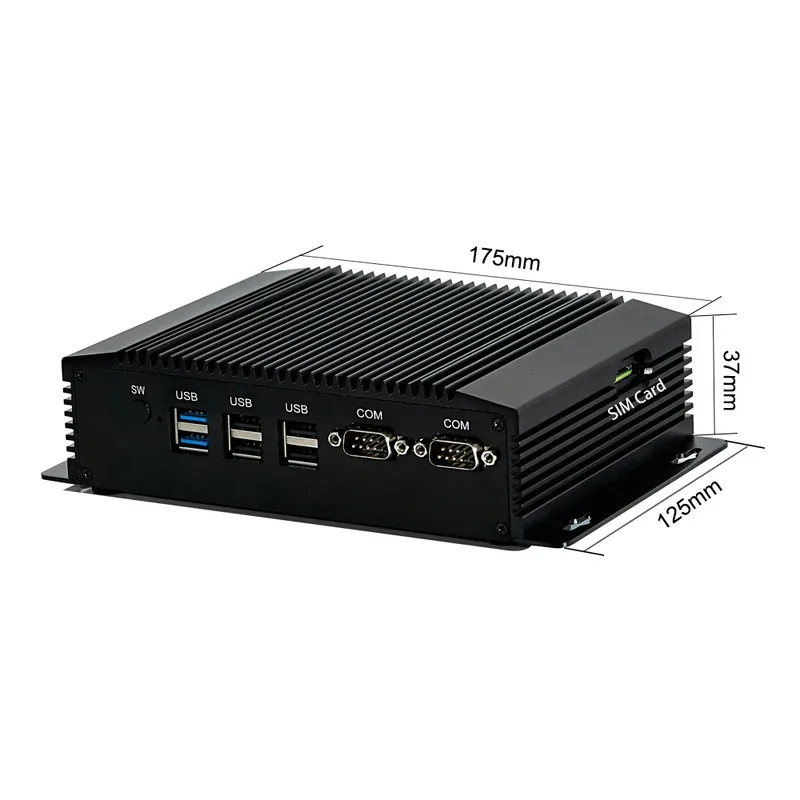 Mini PC I-ntel Pentium N3520/ Ce-leron N2920 a quattro core USB3.0 HD/VGA 2 * RS232COM Piccolo computer desktop industriale