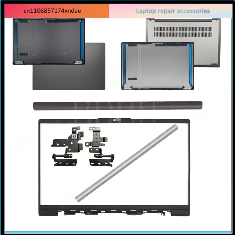 LCD Back Cover Front Bezel Hinges For Lenovo Ideapad 5 14IIL05 14ARE05 14ITL05 14ALC05  Hingecover Bottom 14.0 Inch Metal LCD