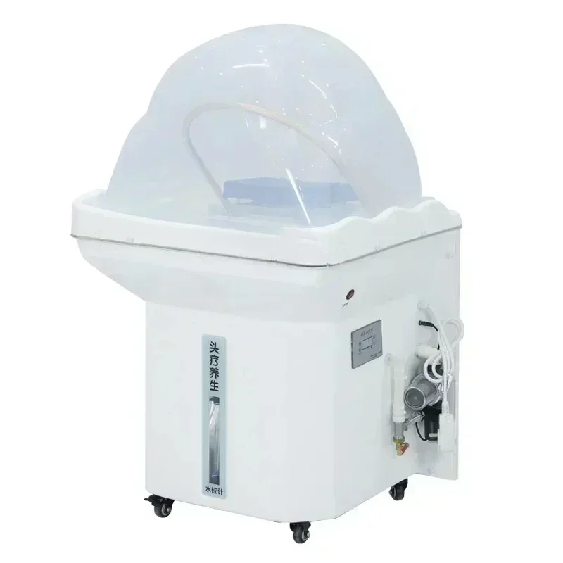 Movable Head Treatment Shampoo Chair Hair Care Shop with Fumigation Water Circulation Machine for Beauty