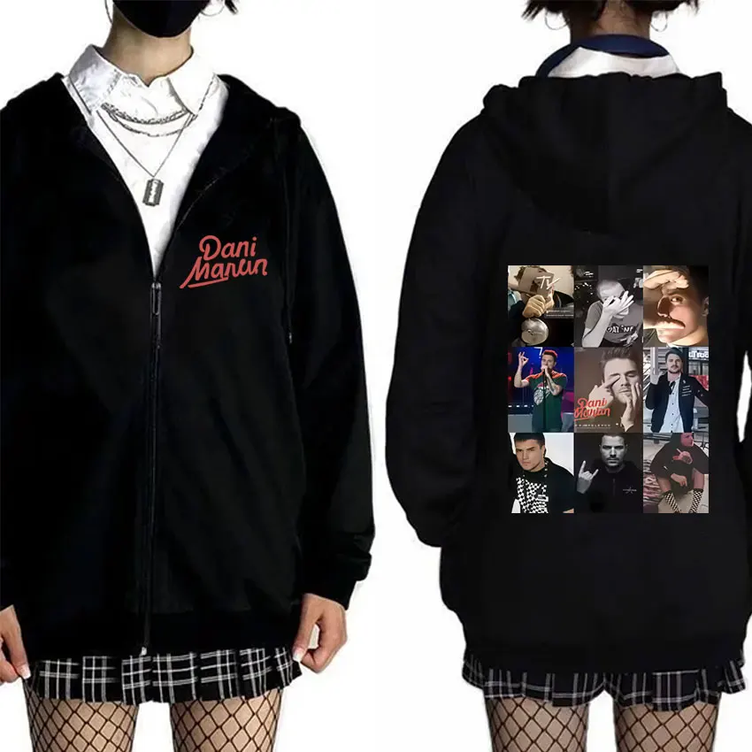 

Dani Martin Album Cover Graphic Zipper Hoodie Men Women Fashion Pop Music Zip Up Jacket Coat Unisex Vintage Oversized Hoodies