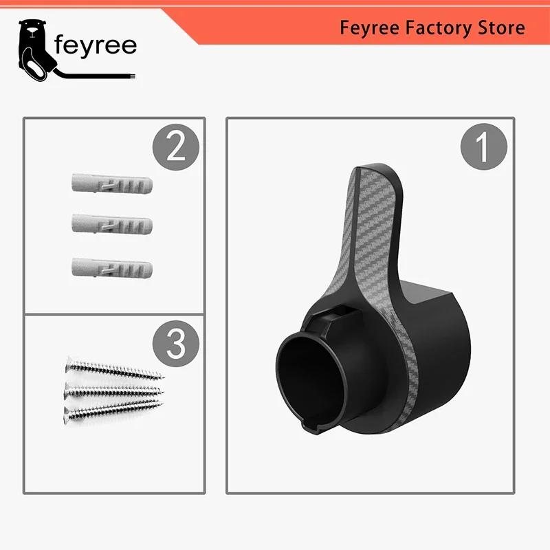 Feyree Type1 EV-opladerhouder Holster Dock voor elektrisch voertuig J1772 Connector Oplaadkabel Extra bescherming Toonaangevende Wallbox