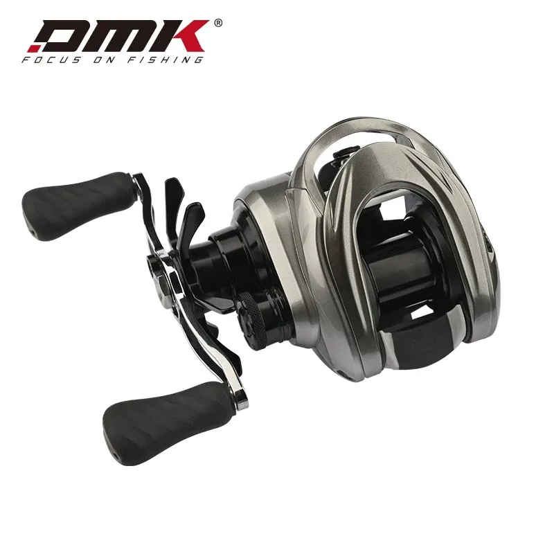 DMK 2026 Baitcasting-Rolle für Weitwürfe, Vielseitige Angelrolle, Ultraleicht, Feiner Köder, Süß- und Salzwasserangeln für Angler