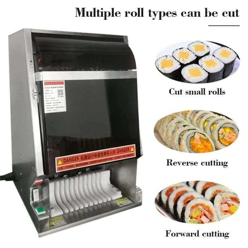 

New Arrival 220V Electric Sushi Cutter Commercial FA Sushi Cutting Machine Universal For All Shapes 8/10/12 Pieces Suitable For