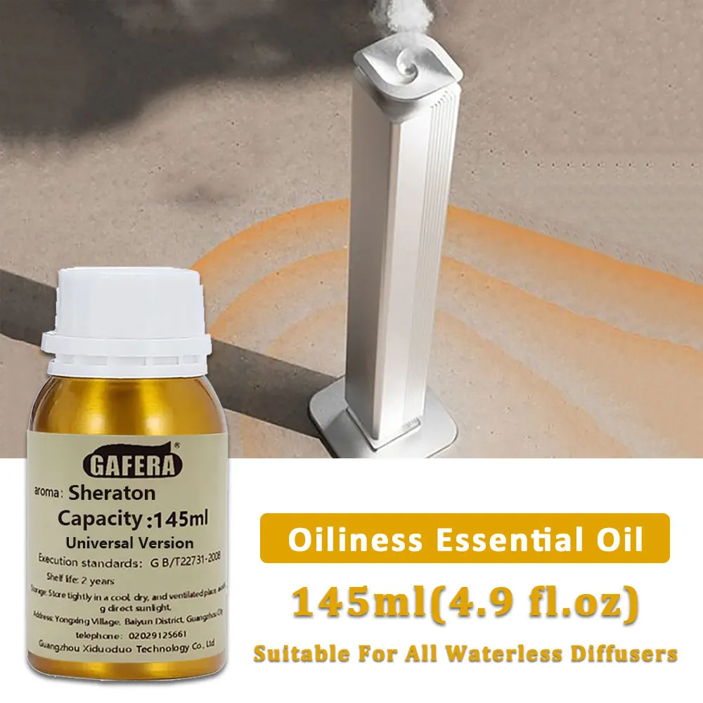 GAFERA 145ml(4.9 fl.oz) Sheraton/Kempinski Essential Oils, For All Waterless Diffuser, Aroma Diffuser Replenish Aromatherapy Oil
