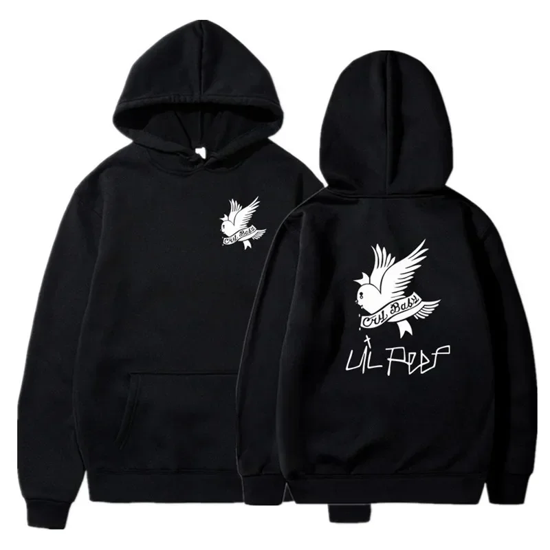 

LE 2024 Lil Peep Men's and Women's Hooded Sweatshirts, Lil Love Hoodies, Sweatshirts Cry Baby Hoddie Casual