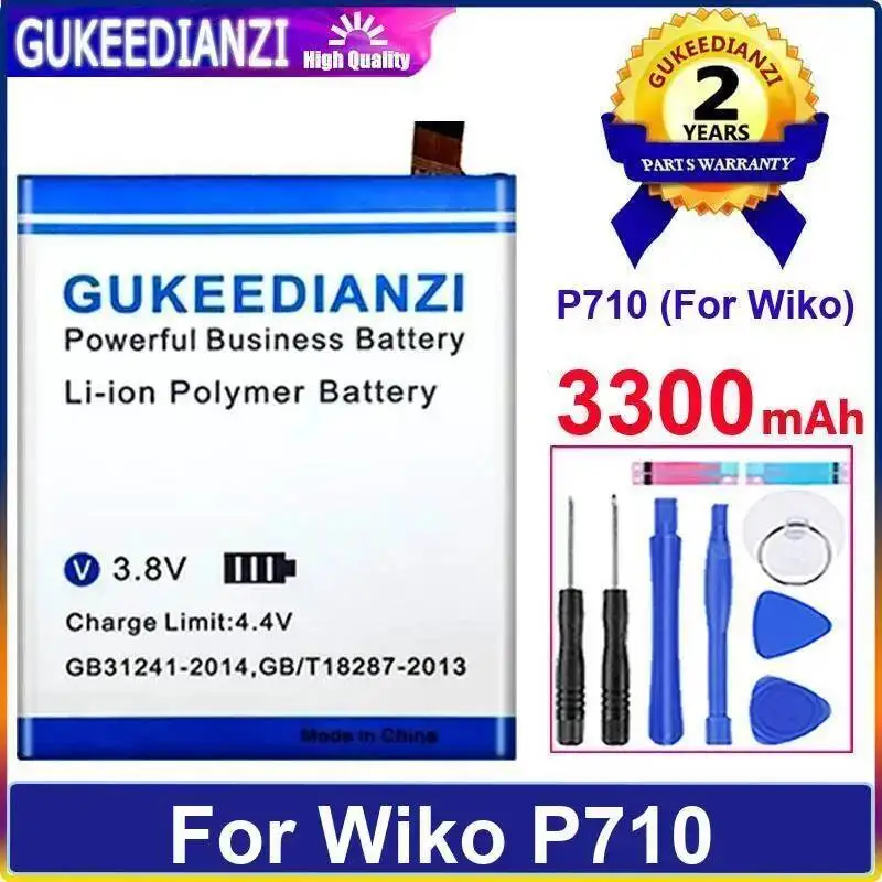

Mobile Phone Battery Reliable Replacement 3300Mah For Wiko P710 Power Supply