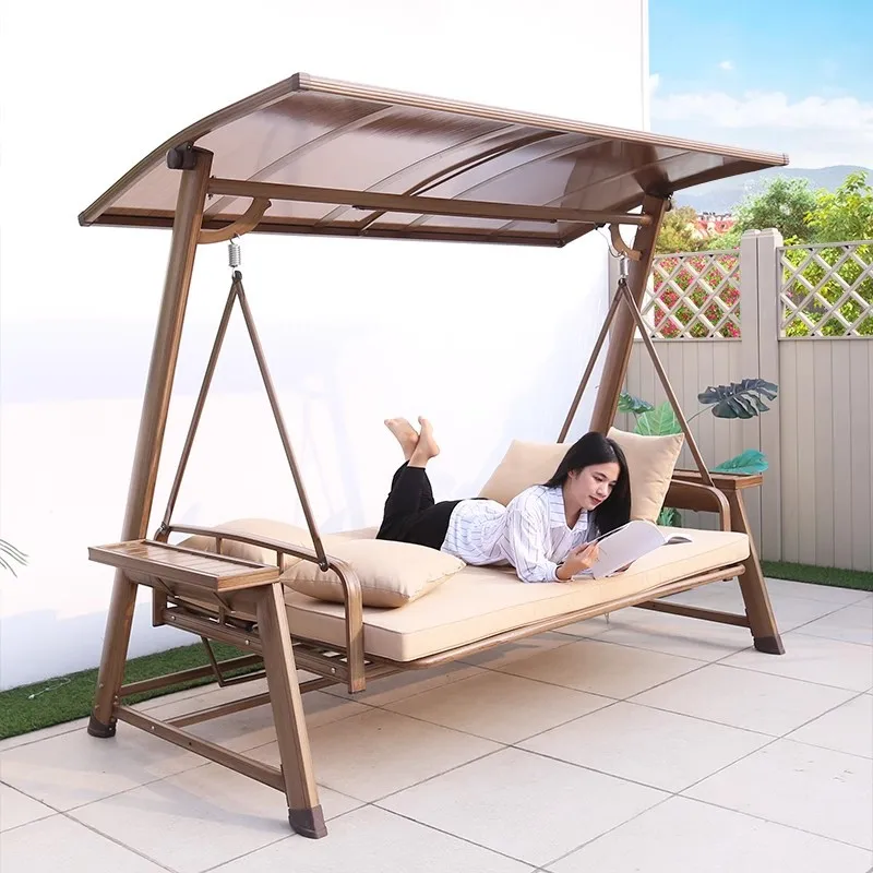 

Outdoor 4 people hammock courtyard Internet celebrity swing lounge chair bed garden terrace B & B leisure swing