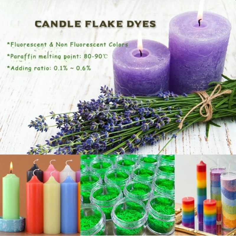 19 Colors 1kg High Concentration Candle Dye Filamentous Candle Fluorescent Pigment Handmade DIY Soy Wax Paraffin Wax Candle Dye