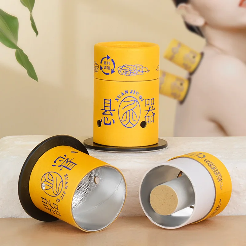 Easy Using Moxibustion Jar Maintain Effect of Traditional Chinese Medical Moxa Wellness Warm Massage Wormwood Stick Health Care