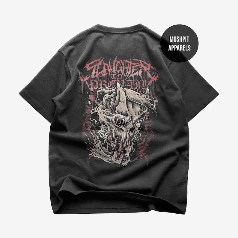 Футболка Slaughter To Prevail Back Музыкальная рубашка Kostolom Album Demolisher Slaughter To Prevail Merch Унисекс из плотного хлопка