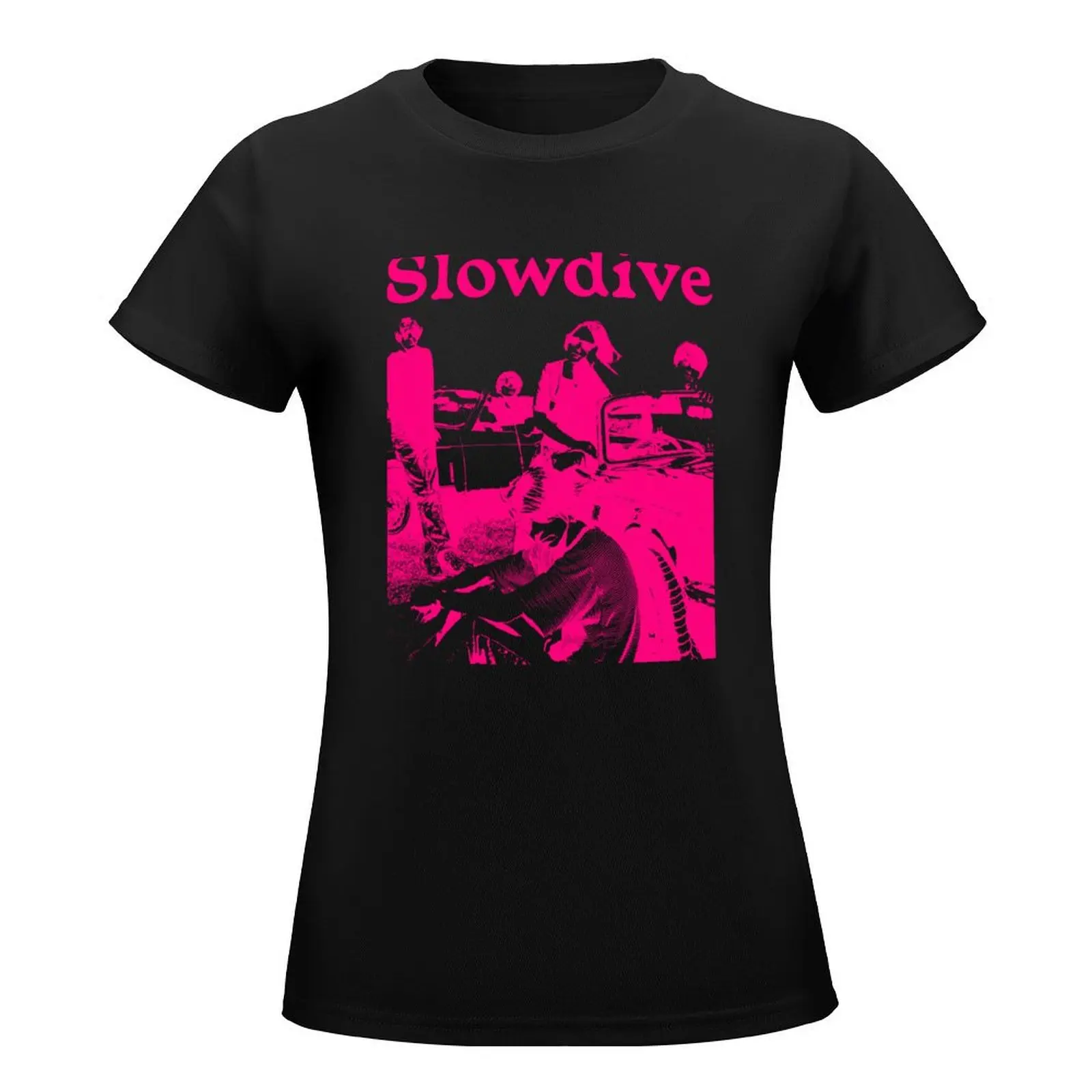 Slowdive // Tribute artwerk T-Shirt anime clothes kawaii clothes white t-shirts for Women