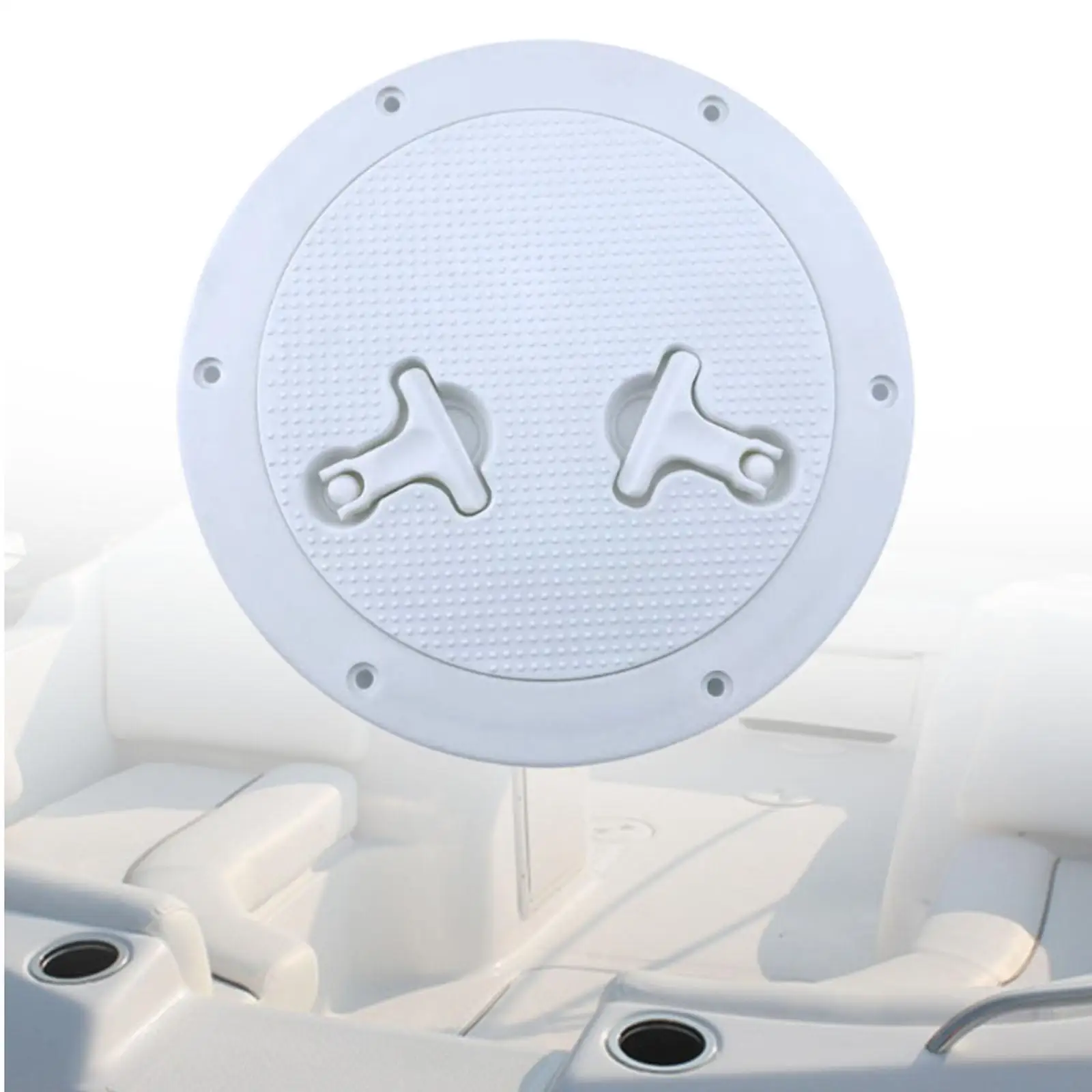 

Boat Hatch Cover Reinforced Plastic Deck Inspection Plate Nonslip Access Lid for Marine Protection Cabinet