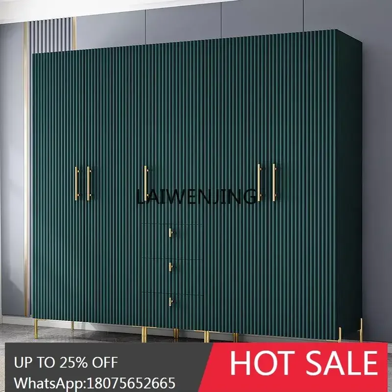 MJY five-door four-door minimalist combination household bedroom light luxury storage cabinet