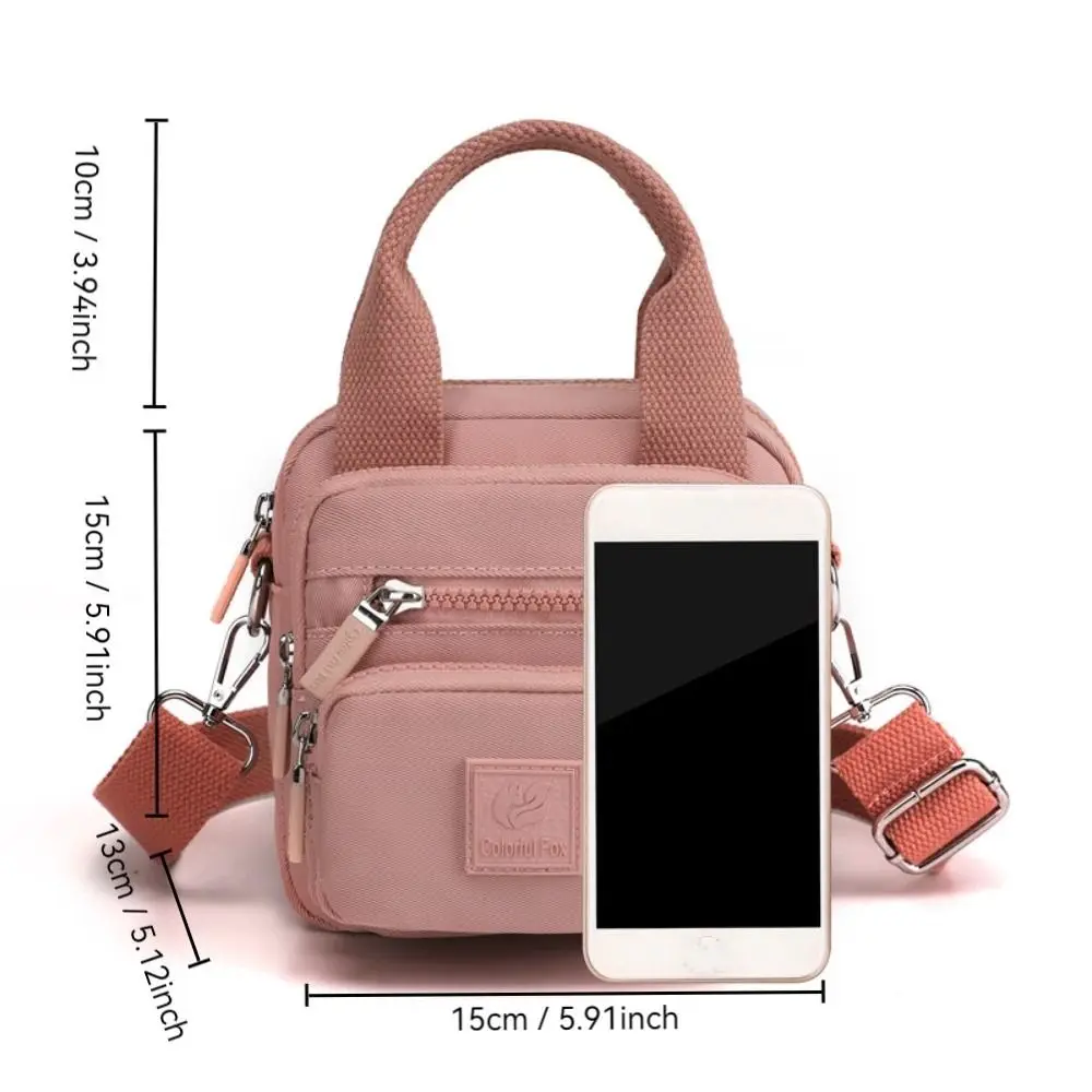 New Women\'s Fashion Trend Shoulder Bag with Water Splashing Prevention Nylon Multi functional Backpack and Phone Bag