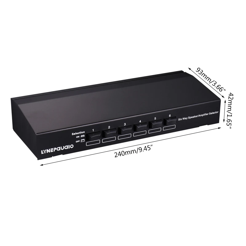 Six-way Stereo Loudspeaker Amplifier Comparator Bidirectional Selective
