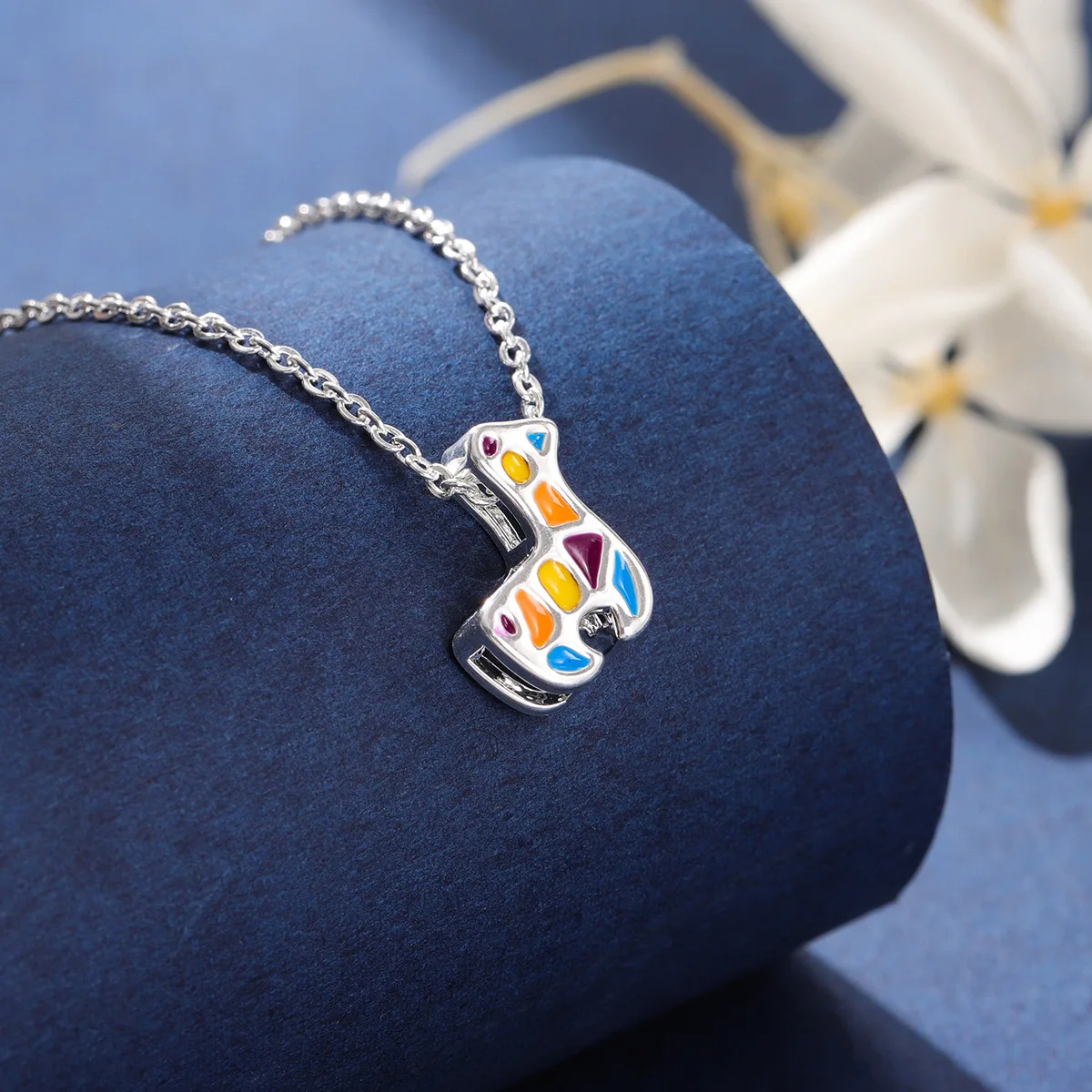 Women's 925 Sterling Silver Giraffe Pendant Necklace