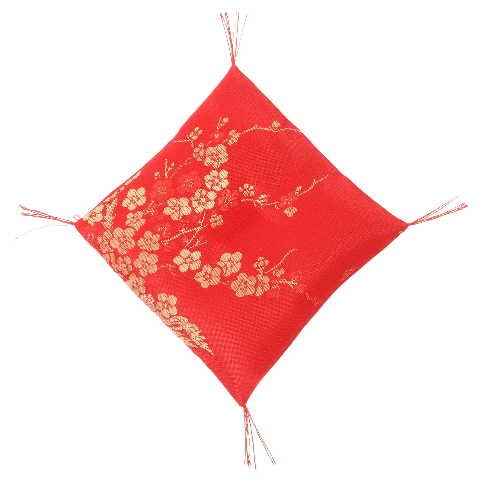 

1pcs Ceramic Fortune Mat Floral Pattern Soft Non-Slip Base For Home Decor Pad Decorative Cat Cushion Ceramic Cat Base Pad