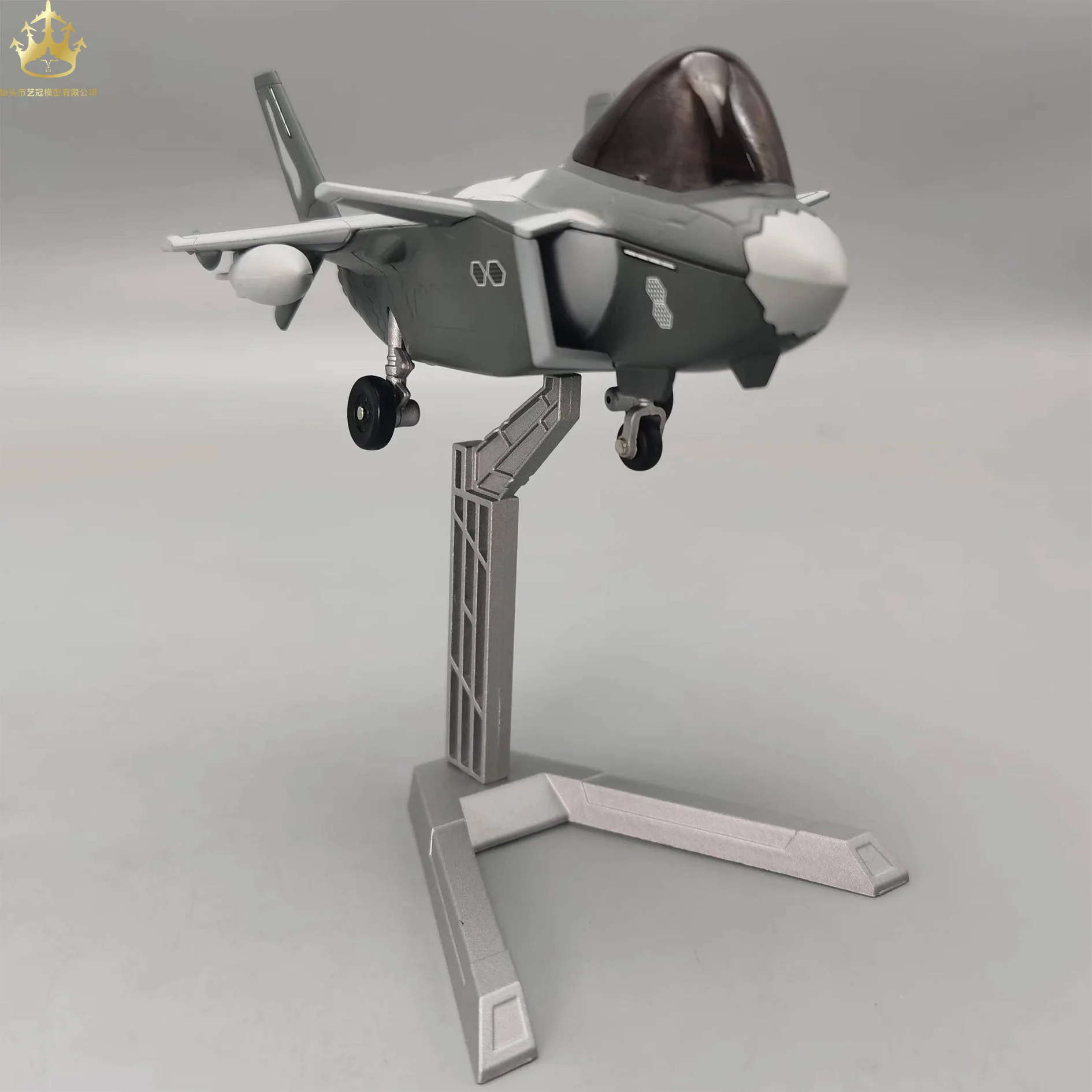 

Themed Q Style J-20 Aircraft Model Alloy Craft Collectible Desktop Decor Ideal Gift For Aviation Lovers