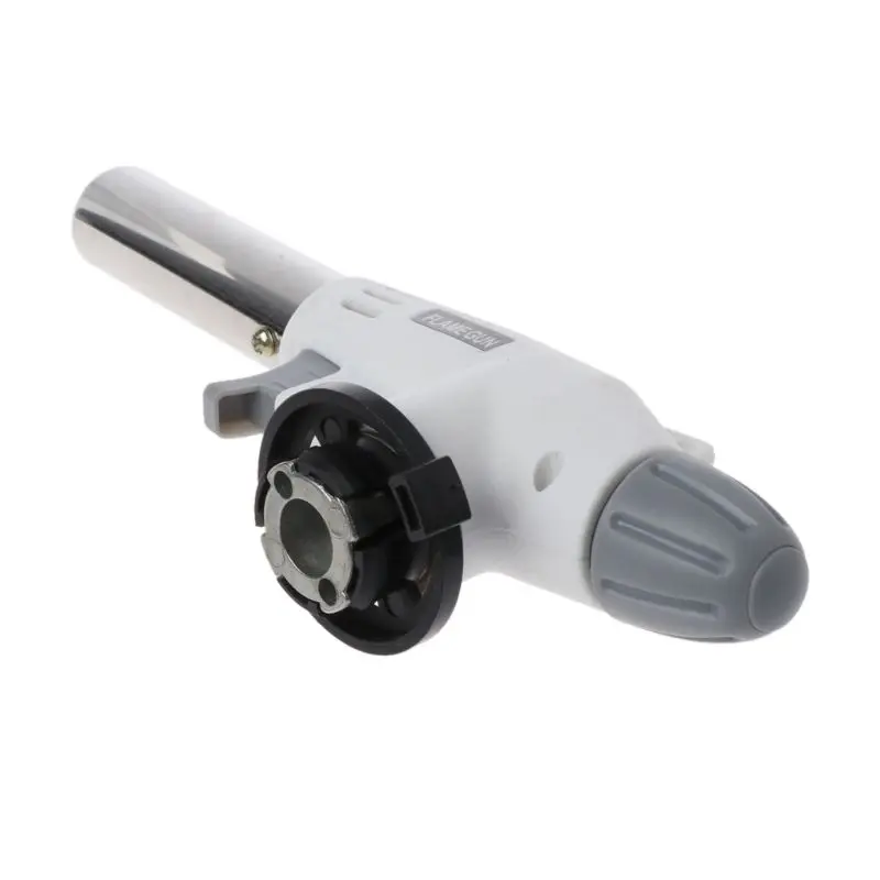 F92C Torch Кухонный удар зажигалки кулинарная кухня бутановая факел 360 ° 1350 ℃ Для приготовления кипящей воды на