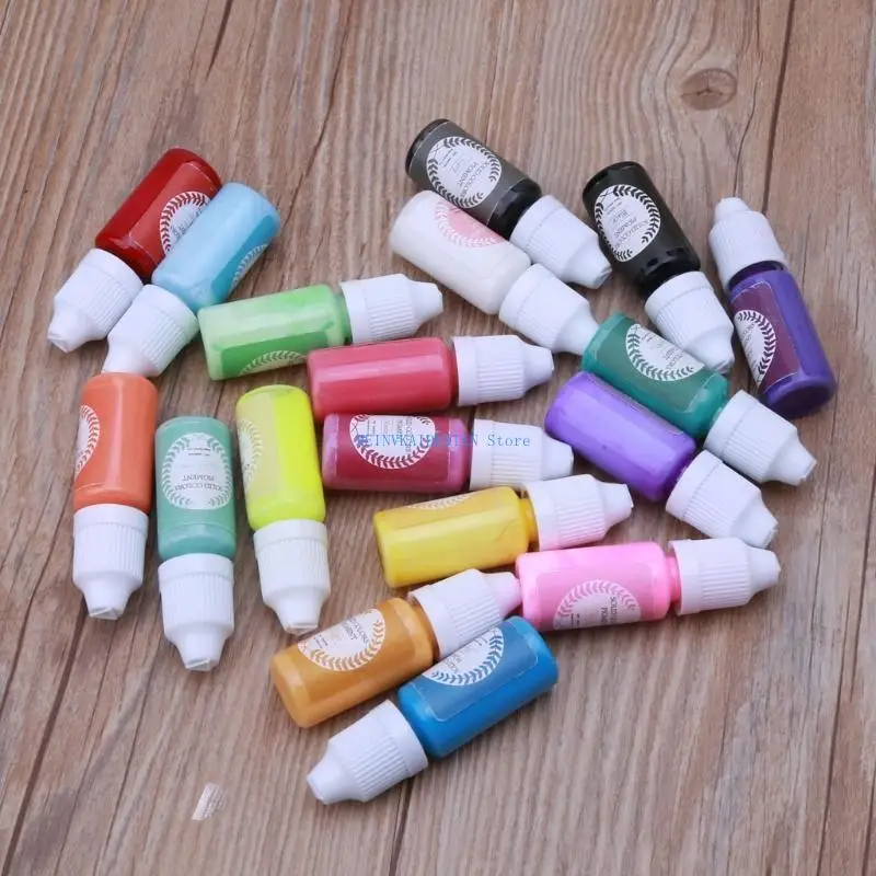 

C1FE 18 Colors Liquid Epoxy Resin Dye Translucent Resin Colorant DIY Craft Art Making