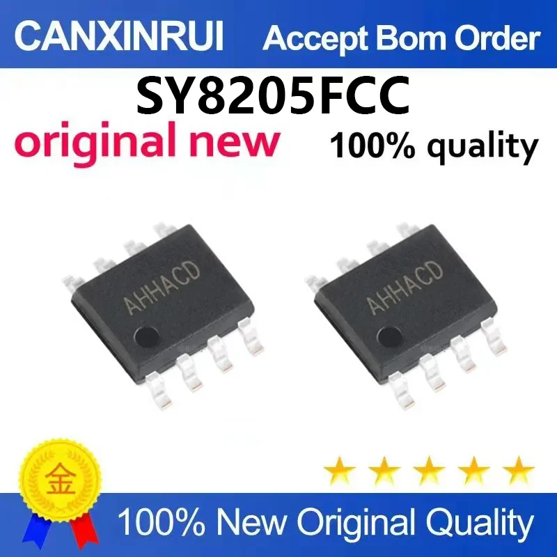 （5pcs-100pcs）Brand new original genuine SY8205FCC silk screen AHH SOIC-8 synchronous buck DC-DC regulator chip