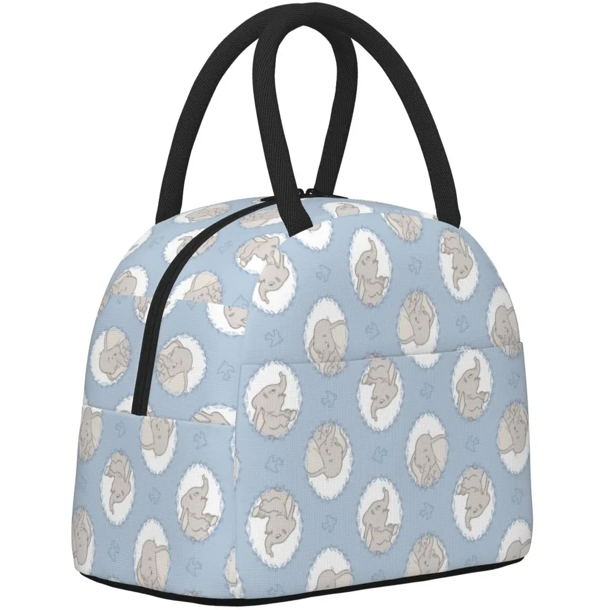 

Dumbo изолированные сумки для обеда, милые слоны с героями мультфильмов, сумки-контейнеры для еды, портативный холодильник, термобокс для бенто для школьного офиса