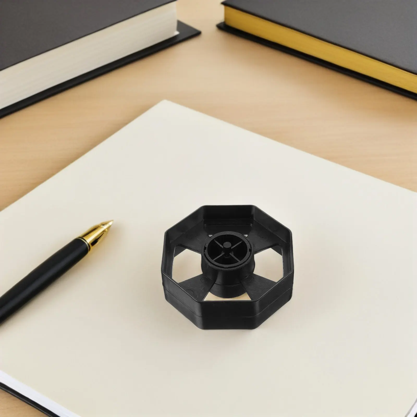 1セット-テープディスペンサー交換用コア-丈夫なプラスチック製インサート-オフィス、学校、家庭用-デスクトップテープホルダー対応