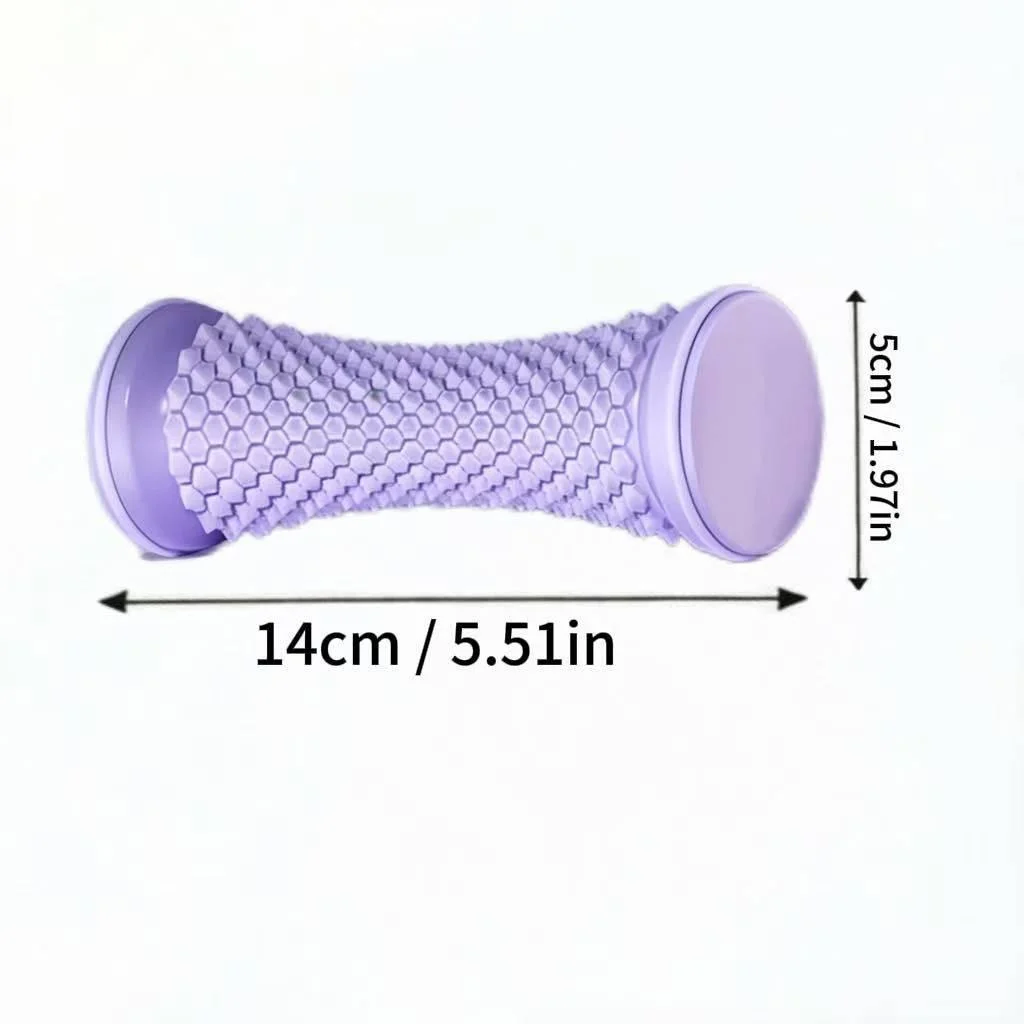 Portable Yoga Plantar Fascia Massage Roller for Foot Relaxation Multiple Colors Home Use