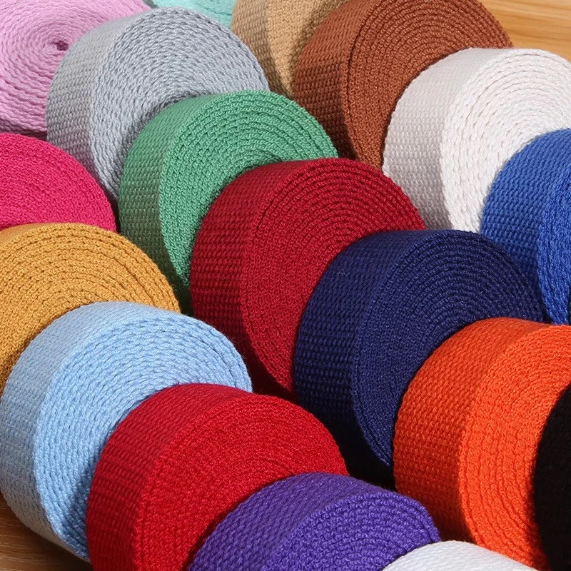 New 10 meters 25/32/38mm Webbing Polyester Cotton Canvas Webbings Ribbon for Backpack Strap Belt Tape Garment Woven Band