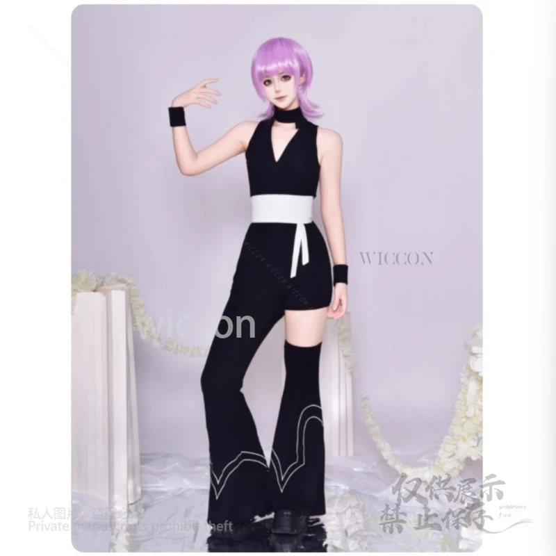 Polyurethane Polyester Roleplay Cosplay Costume Uniform Anime New PANTY & STOCKING GARTERBELT Wigs Halloween Customized Cosplay