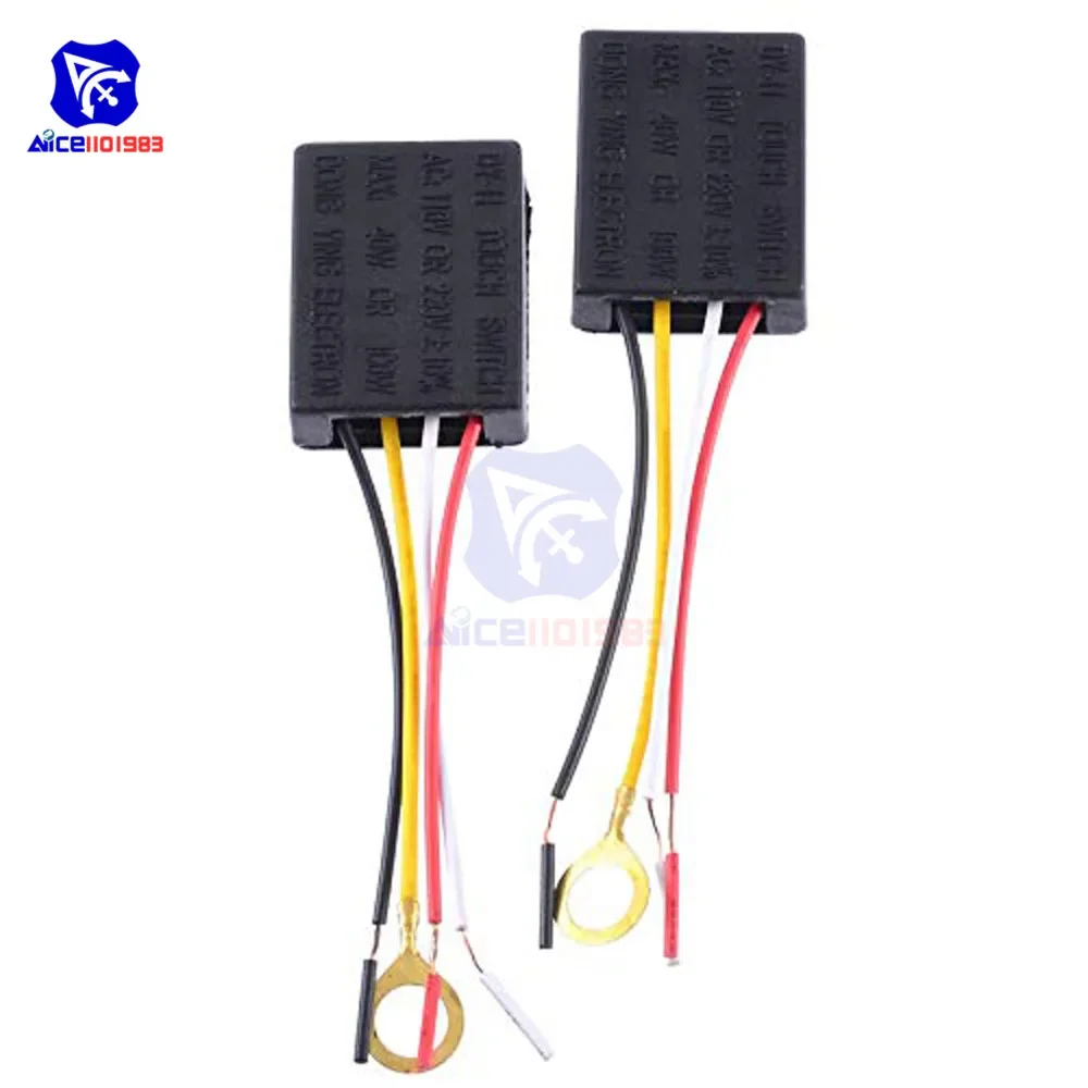 AC 100-240V 3 Way Touch Sensor Switch Desk Light Parts Touch Control Sensor Dimmer for Bulbs Lamp Switch