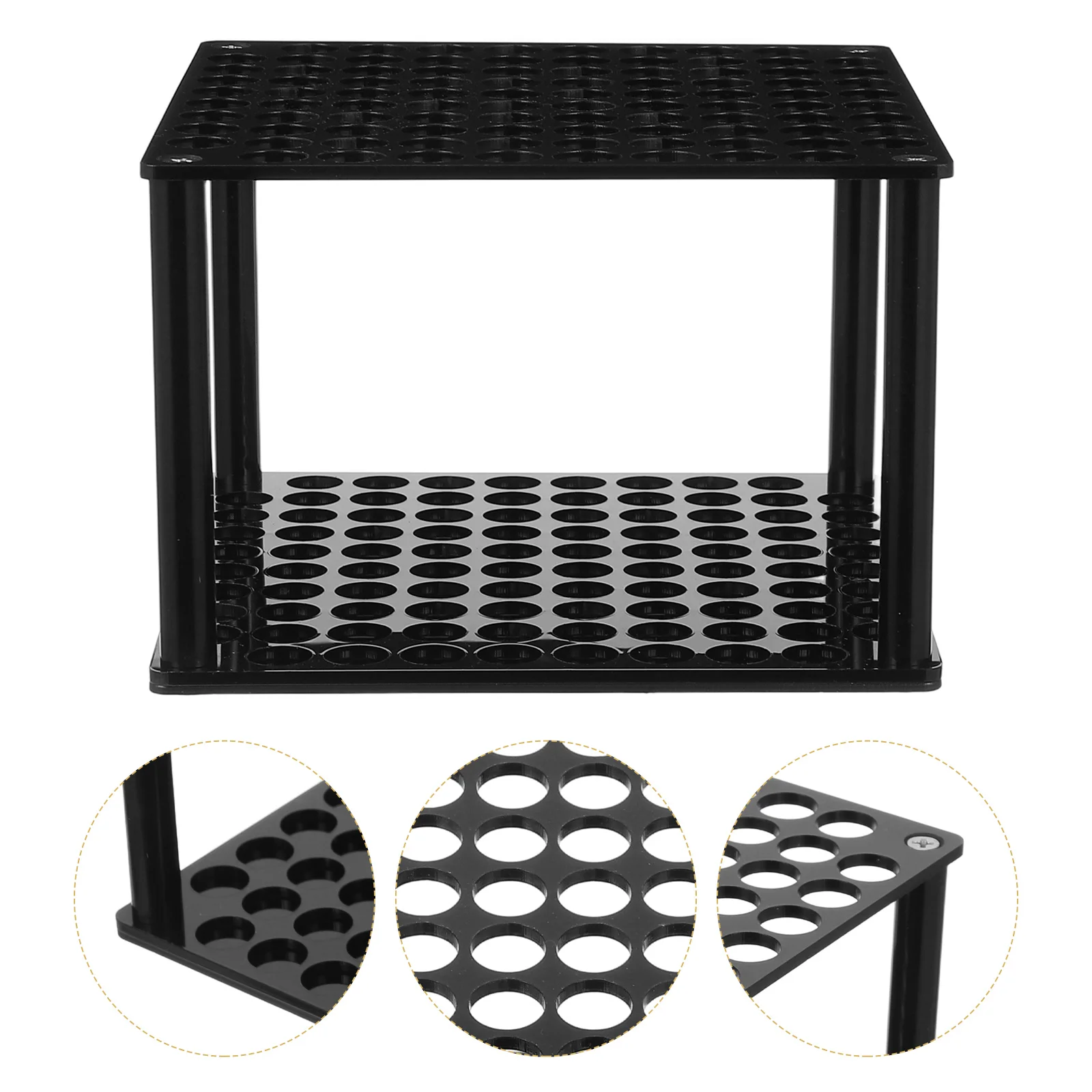 حامل فرشاة أكريليك منظم مكتب بفتحة 96 للأقلام وأقلام التلوين وأدوات الطلاء ورف تخزين للمدرسة والمكتب واستخدام الاستوديو الفني #1