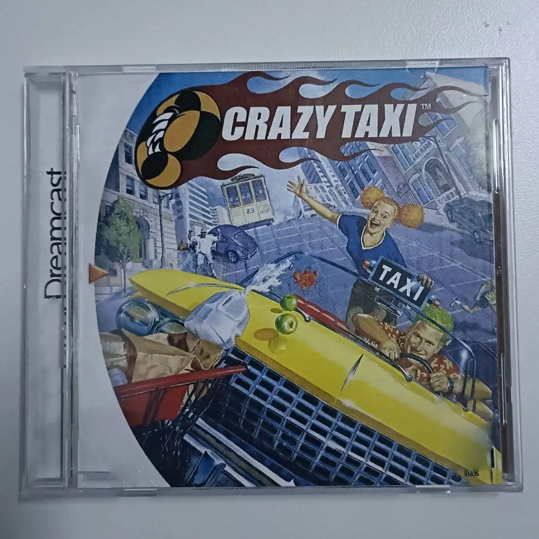 

Dreamcast Crazy taxi With Manual Copy Disc Game Unlock DC Game Console Retro Video Game Direct Reading Game