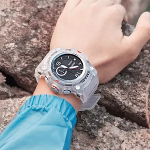 Dual Time Dual Time Waterproof Pulse Smmael-Pulse, Military Sports Clock, Digital Back Light 8007 Alarm Timer 8007 8 Main Sales Smael Clock - №1