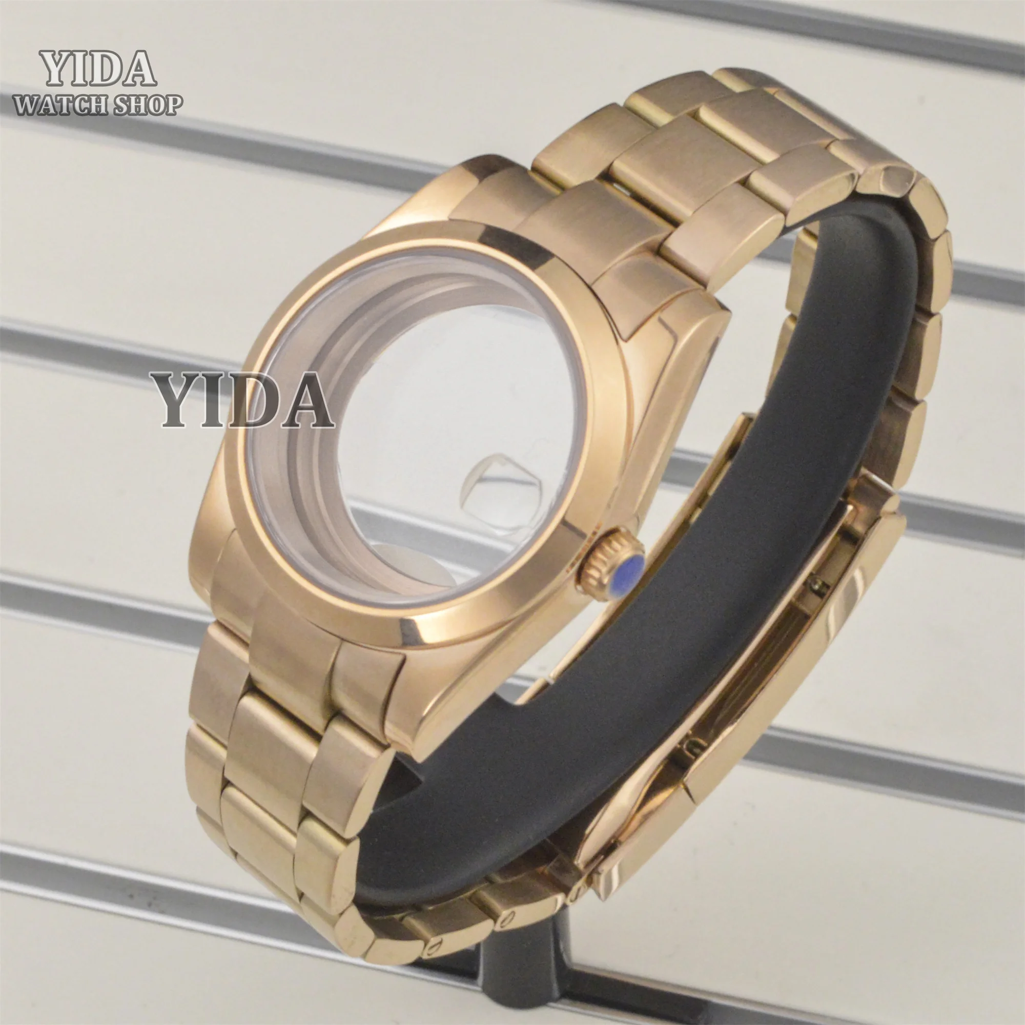 Modified WatchCase Strap 36/39mm Case Stainless Steel 28.5MM Dial For Adjustable Jubilee NH36 Movement Bracelet Sapphire Crystal