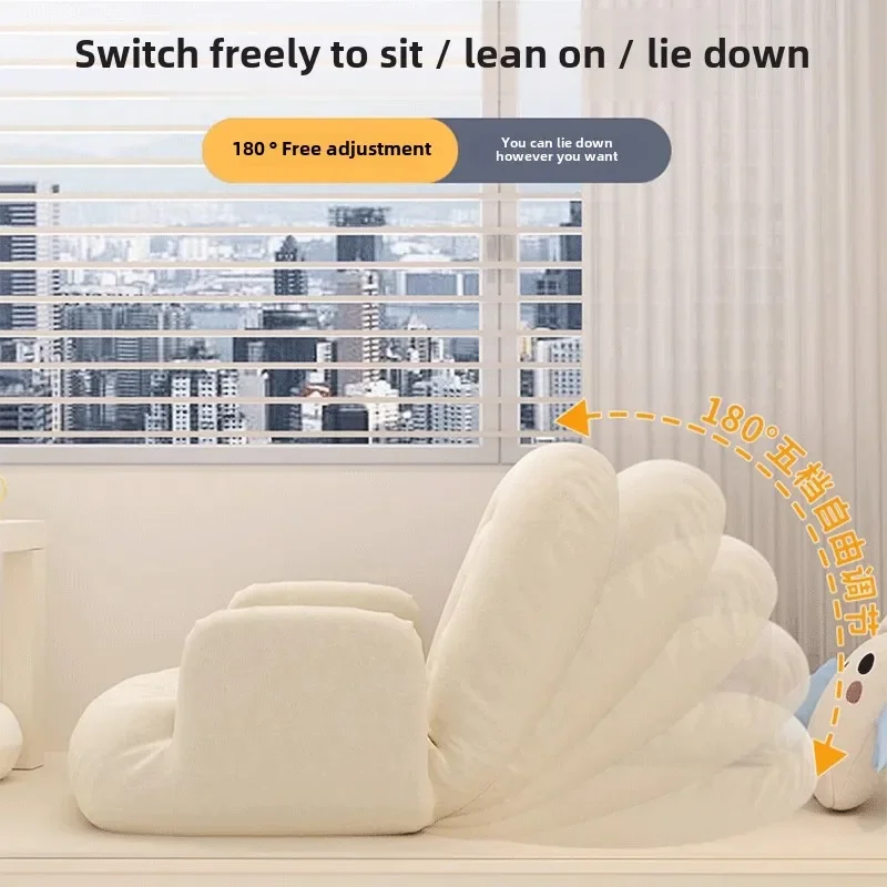 For New Adjustable Tatami Sofa Lovely Chair Smal Seat Cushion Lazy Person Sofa Single Bedroom Floor Seat Foldable Lazy Sofa 3 Co