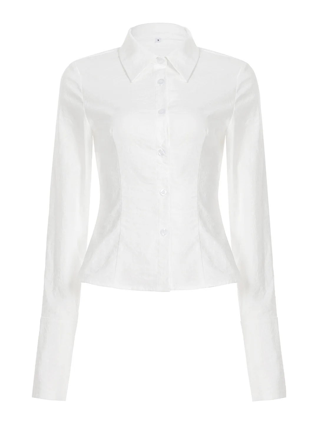 

Женский коврик Slim Fit Long Sve irt Pure Color с воротником на пуговицах, топ Ele Faionable, китайский этнический женский коврик...