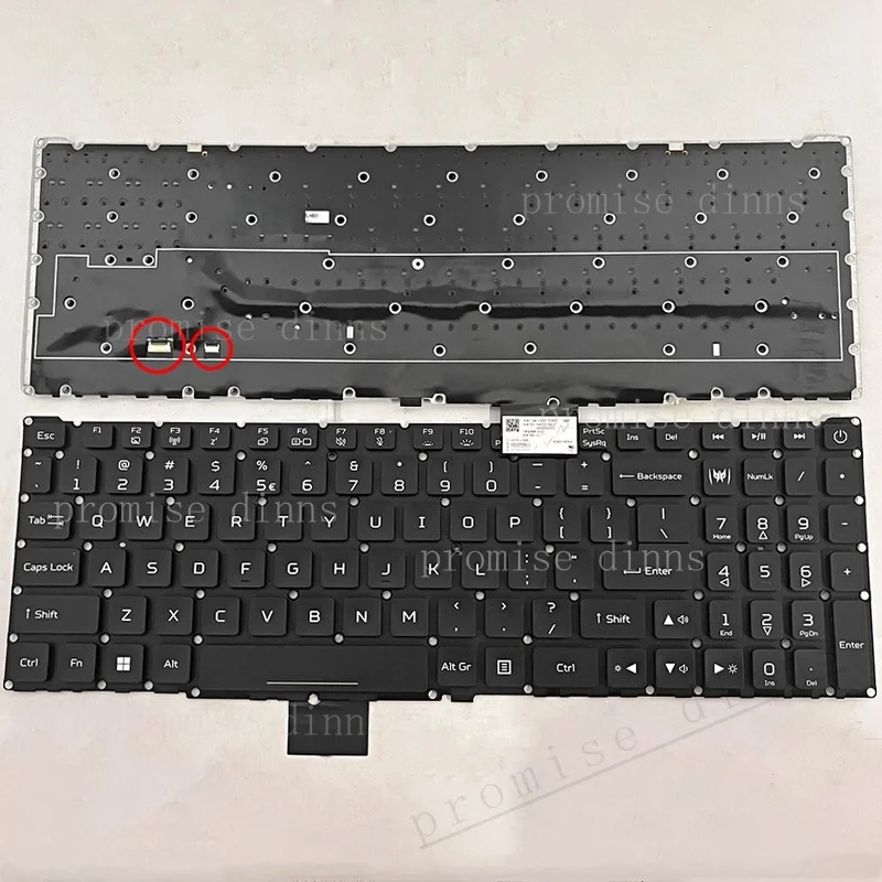 M   New for Acer PH315-55 PH315-55S PH317-56 N22C4 N22C3 US Keyboard Per-Key RGB Backlit