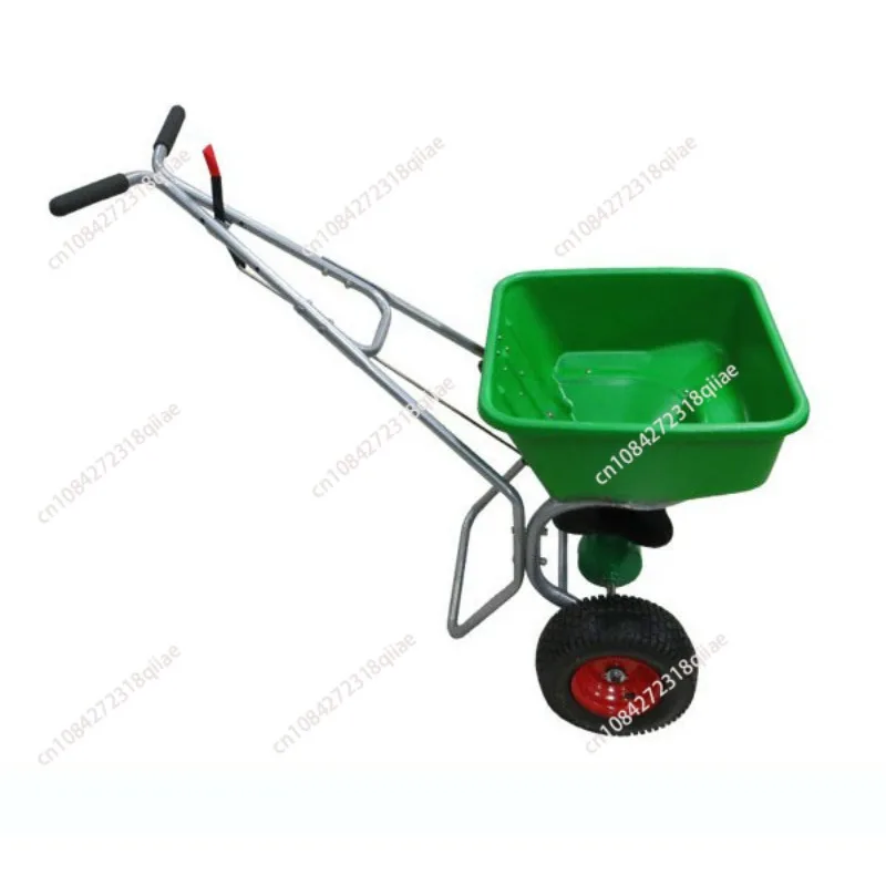 Turf Builder EdgeGuard DLX Broadcast Spreader for Seed, Fertilizer, Salt,Melt, Holds up to 15,000 sq.ft. Product