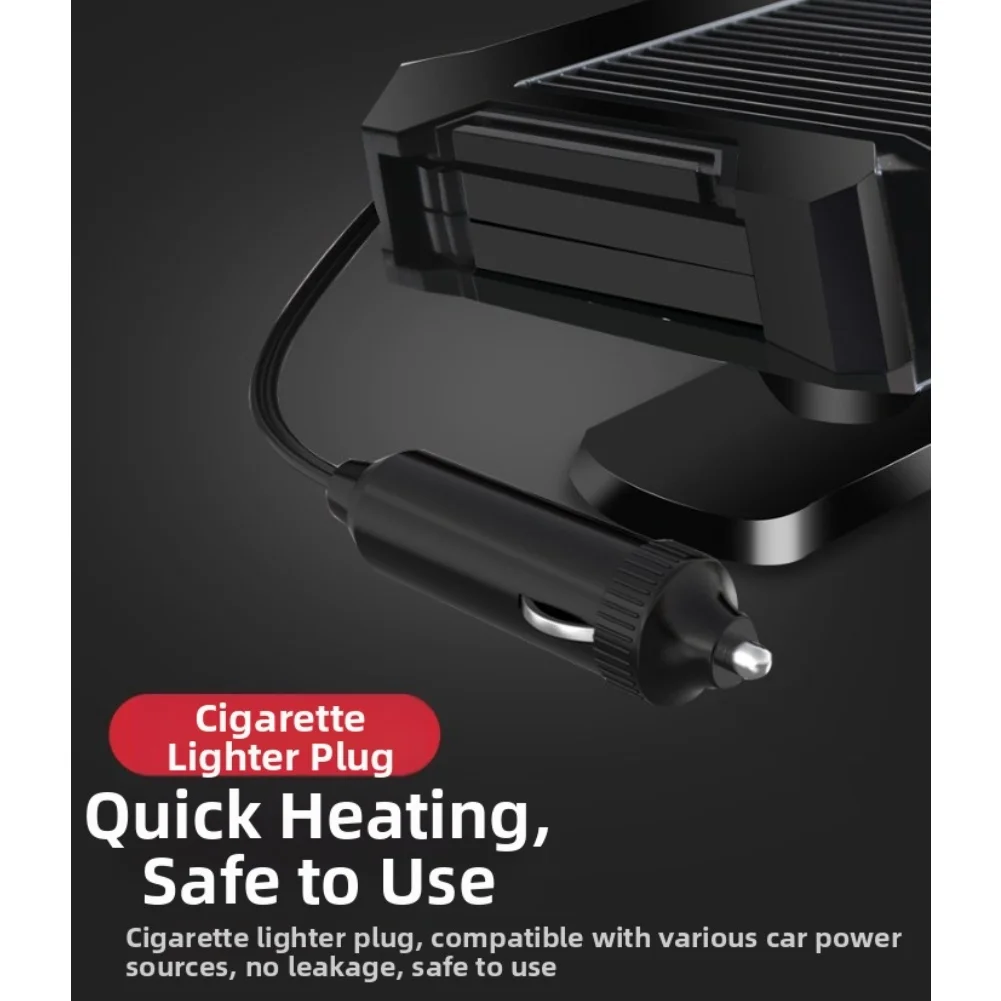 

Автомобильный обогреватель, 12 В, 150 Вт, тепловентилятор с регулируемым вращением на 360 градусов для размораживания и охлаждения лобовых стекол автомобиля