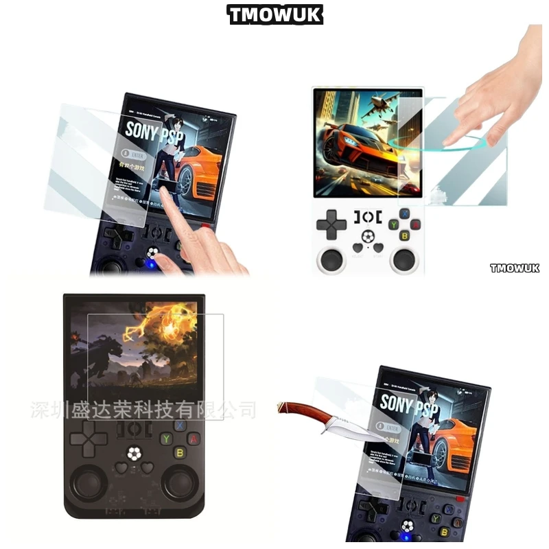 

For R36Max V40Max R36Ultra R36Plus, Durable Tempered Glass Screen Protector Game Accessories