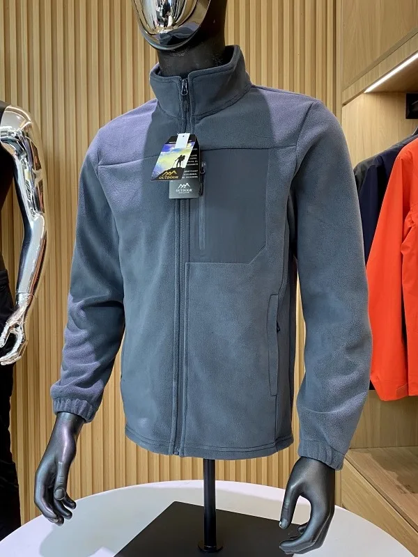 

Thiened Northern Men's Stand Collar Jaet Warmest Downproof Fce Lined Autumn Winter Outerwear Zipper Closure Casual Sle