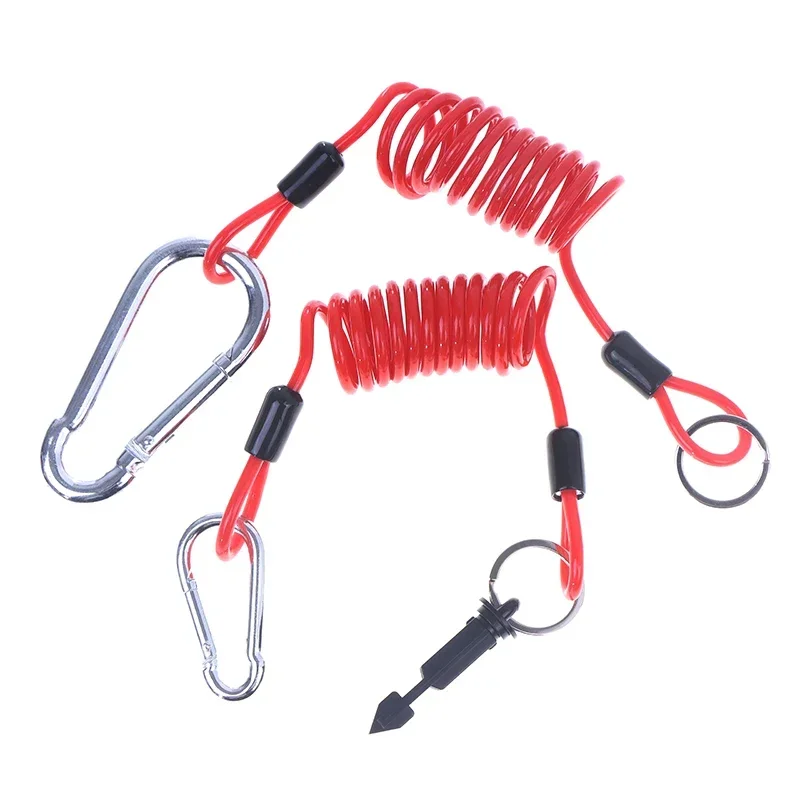 

Efficient-Trailer Breakaway Cable 4Ft Spring Breakaway Coiled Cable For RV Towing Trailer Emergencyy For Emergency Connecting