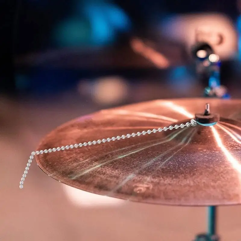 Cymbal Sizzler Cymbal Chain Cymbal Hiss Sound Effect Adjustment Cymbal Chain for Rides Crashes Drum Kits Drums
