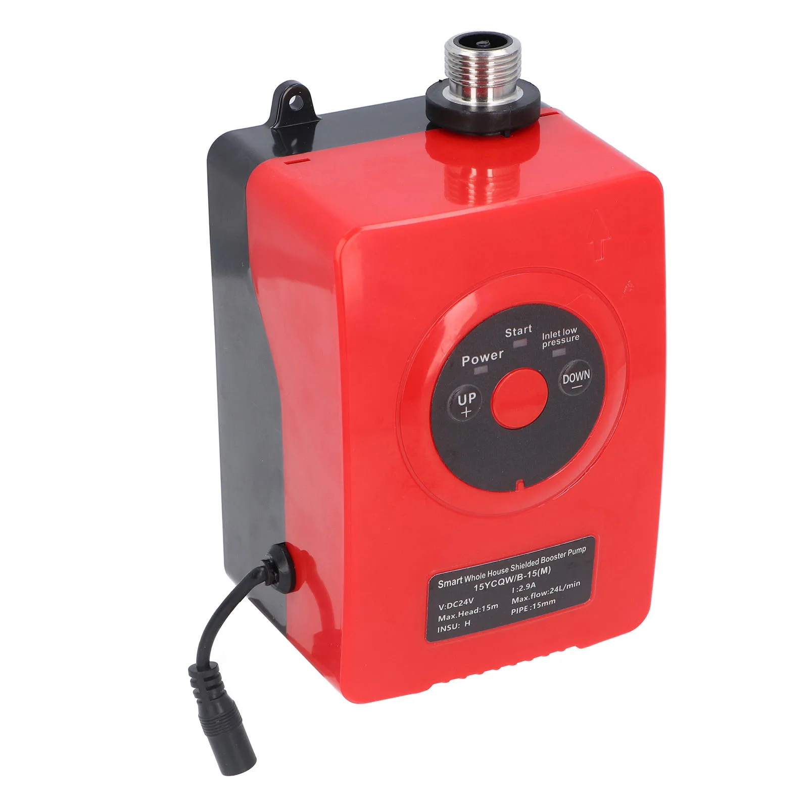 

24V Intelligent Shielded Boost Pump 24L/min 69W Ultra Quiet Home Circulating Boost Pump for Kitchen Garden