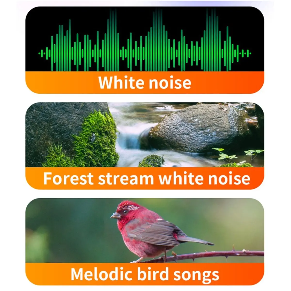 goodidea Pillow Side Sleep Aid Speaker Bluetooth 5.4 Hi-Fi Dynamic Sound Wireless Music Player Home Sleep Sound Equipment B