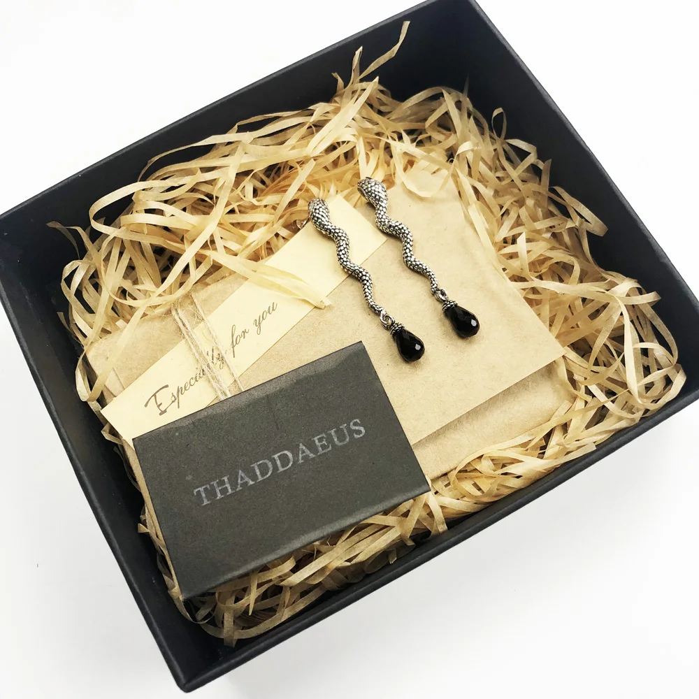 Schlangen- und Kristall-Tropfenohrringe, europäischer Stil, glamouröser modischer Goldschmuck für Frauen, Geschenk aus 925er Sterlingsilber, Super-Angebote – Detail 6