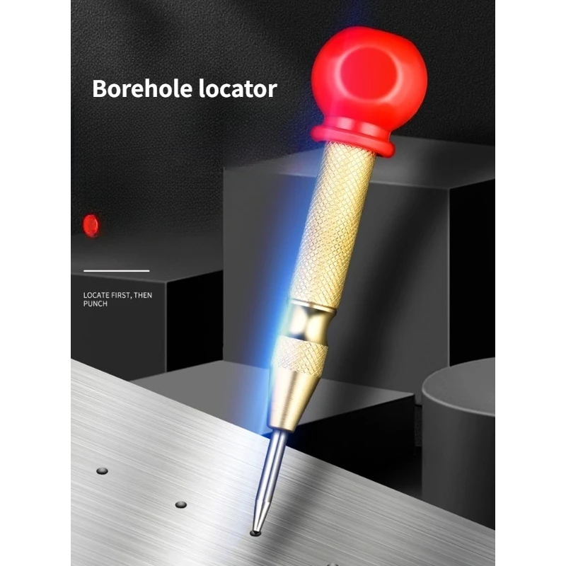 High Hardness Automatic Center Punch Drilling Point Tester Sample Punch Drill Bit Set Hole Tester Drilling Position Punch Tester
