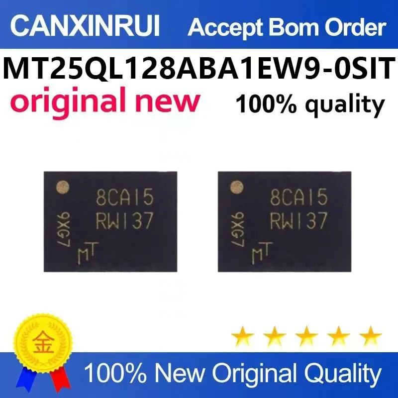 （5pcs-100pcs）MT25QL128ABA1EW9-0SIT Package W-PDFN-8 Brand New Original